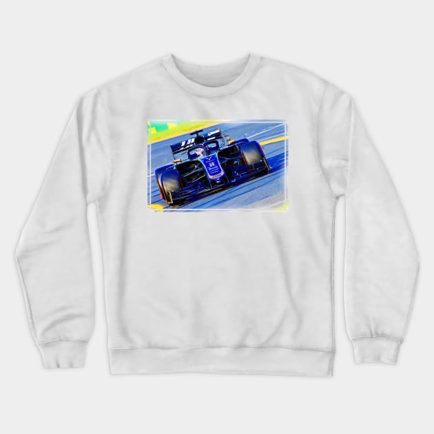 Grosjean - France Crewneck Sweatshirt by DeVerviers